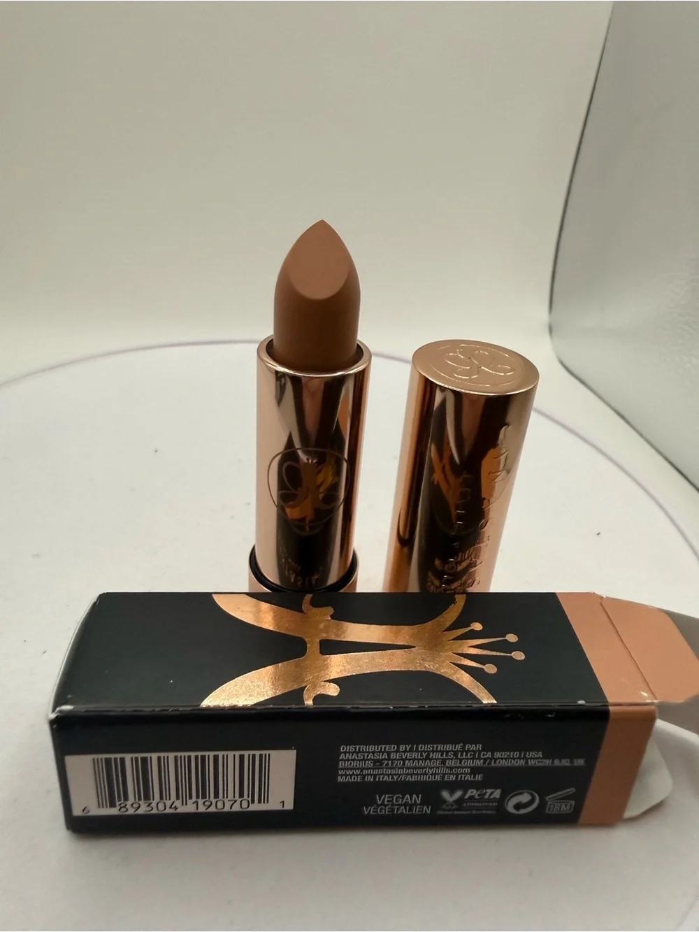 Anastasia Beverly Hills Satin Lipstick — Honey Taupe Brown - Picture 2 of 3
